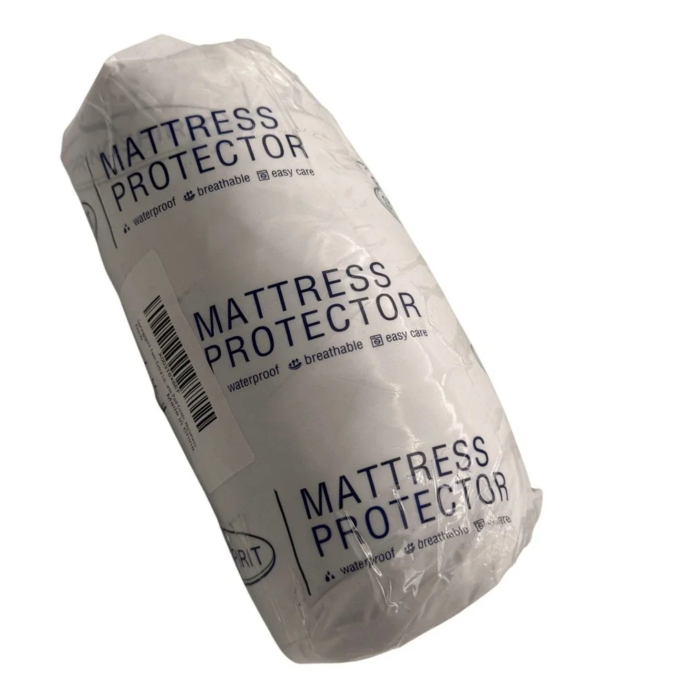 Springspirit XL Twin Mattress Protector Waterproof White Soft Cover